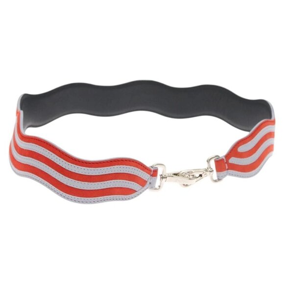 FENDI Strap You Shoulder Strap Leather Orange - Picture 1 of 7